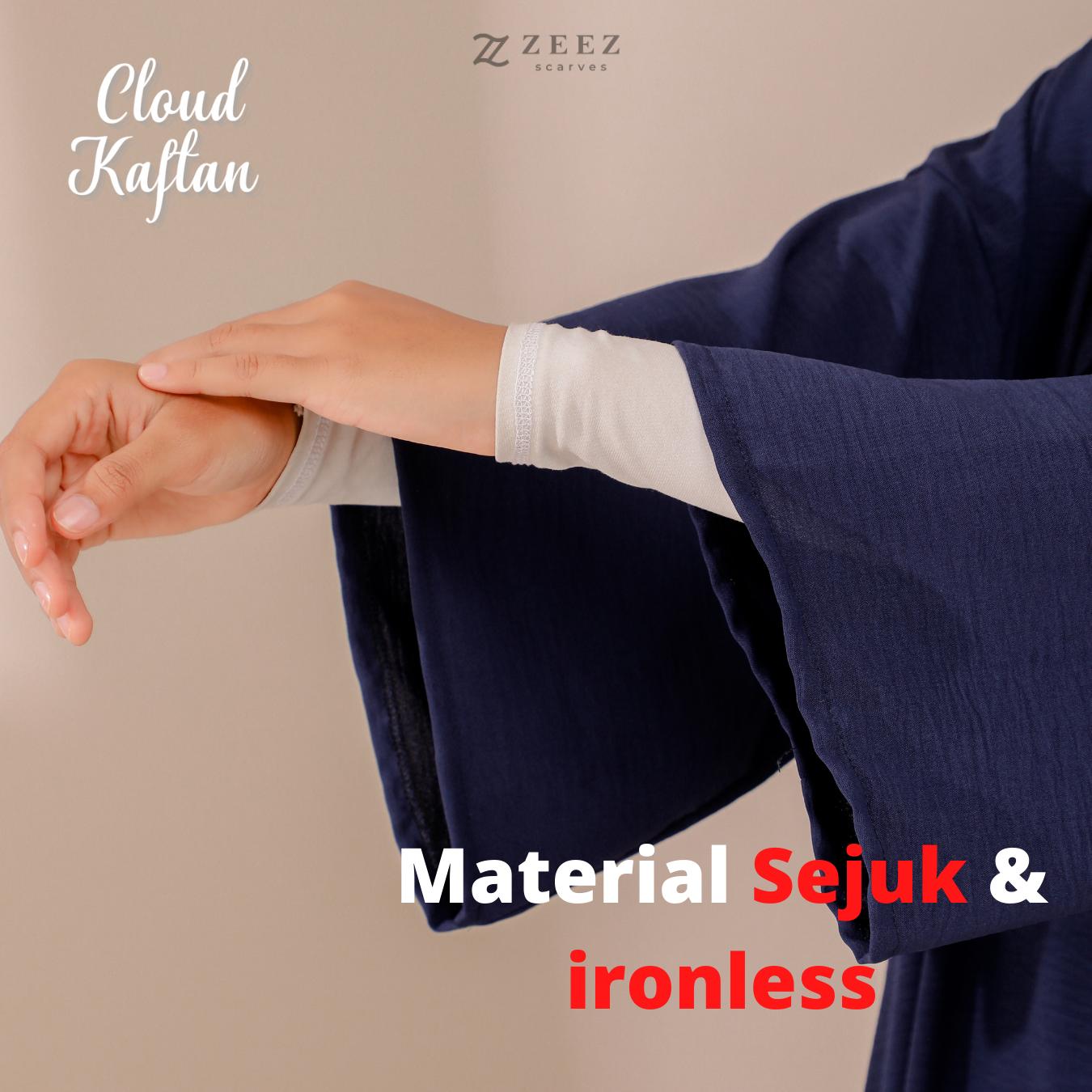 Zeezscarves Cloud Kaftan Tak Perlu Gosok