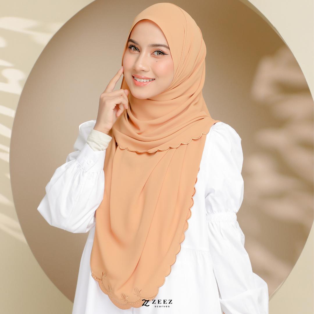 [PREMIUM] Ratu Sulam Wide Shawl Zeez Scarves with FREE GIFT