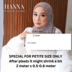 Zeez Scarves - Hanna Printed Pleated Shawl